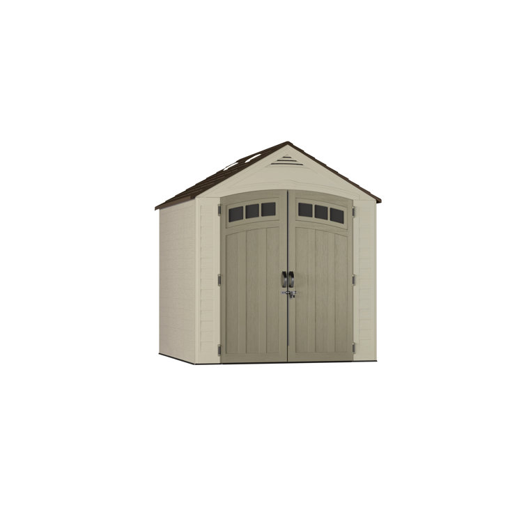 Suncast Vista 7 Ft X 7 Ft Storage Shed Reviews Wayfair suncast-vista-7-ft-x-7-ft-storage-shed-reviews-wayfair